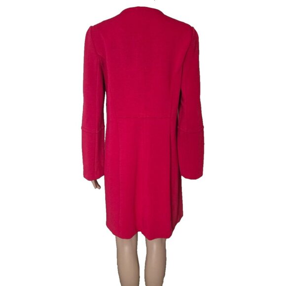 CHICO'S red trench coat size 1 US M - Picture 3 of 7